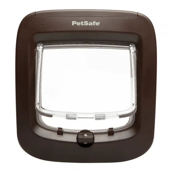 PetSafe® Dvierka pre mačky na mikročip hnedé - hnědá