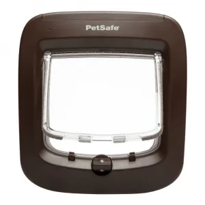 PetSafe® Dvierka pre mačky na mikročip hnedé - hnědá
