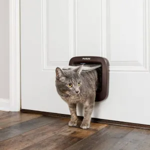 PetSafe® Dvierka pre mačky na mikročip hnedé - hnědá