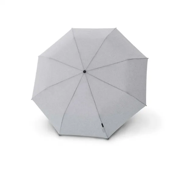 Knirps Chrome Matt Duomatic Melange Grey - elegantný plne automatický dáždnik
