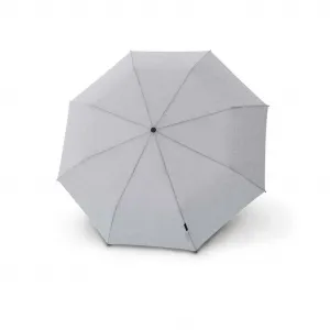 Knirps Chrome Matt Duomatic Melange Grey - elegantný plne automatický dáždnik