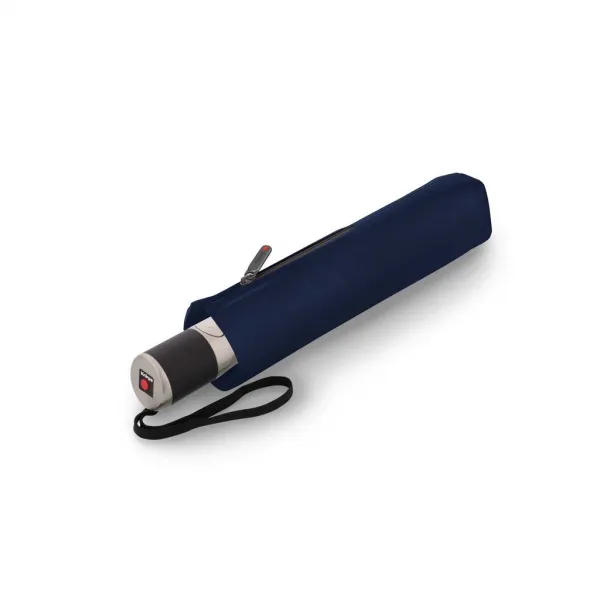 Knirps Chrome Matt Duomatic Navy - elegantný plne automatický dáždnik