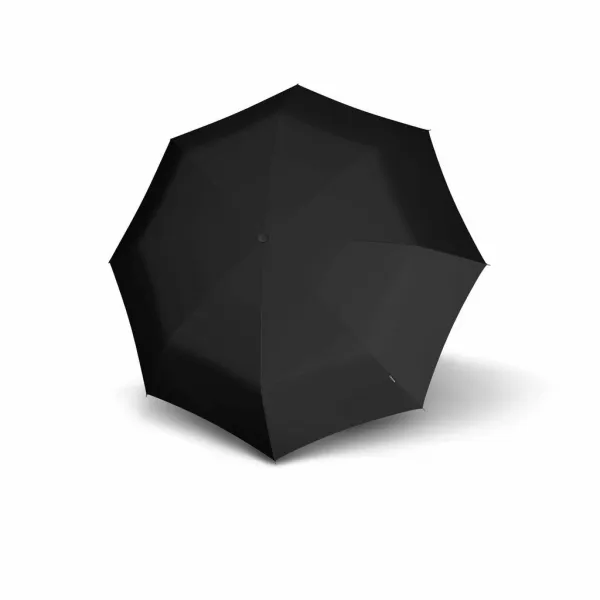 Knirps Chrome Matt Duomatic Black - elegantný plne automatický dáždnik