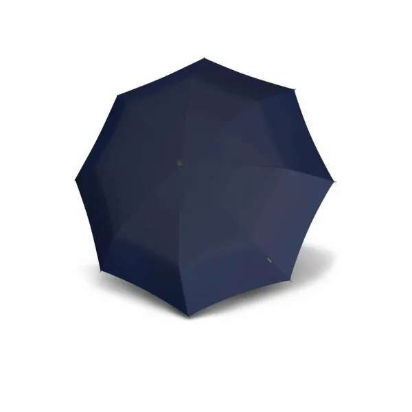 Knirps Chrome Matt Manual Navy - elegantný skladací dáždnik