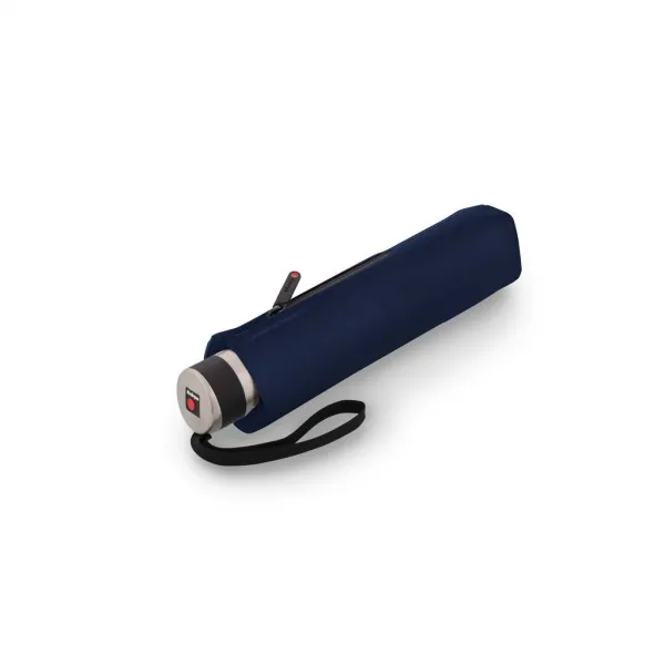 Knirps Chrome Matt Manual Navy - elegantný skladací dáždnik
