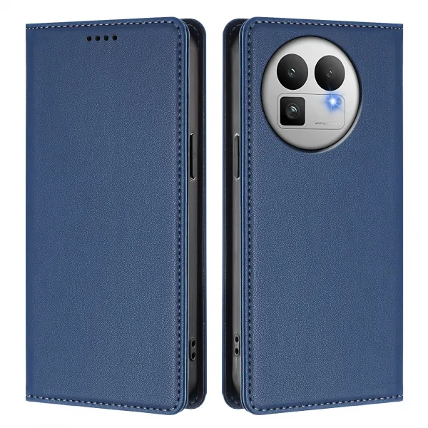 MAGNETIC Zaklápací kryt pre Realme GT 8 Pro tmavomodrý