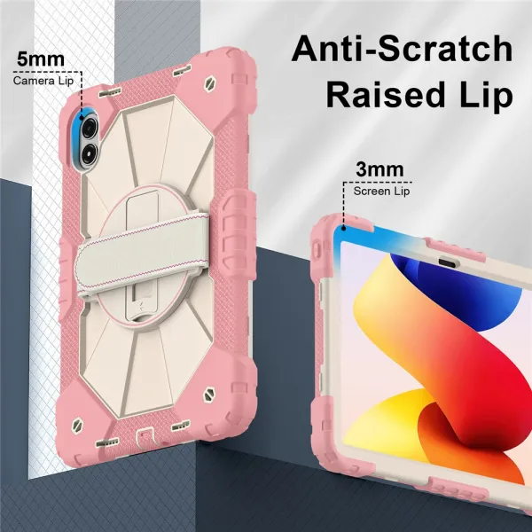 SOLID Odolný obal pre Xiaomi Redmi Pad 2 Pro svetloružový