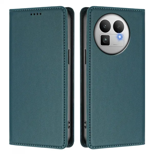 MAGNETIC Zaklápací kryt pre Realme GT 8 Pro zelený