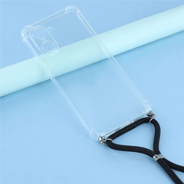TRANSPARENT ROPE Kryt so šnúrkou OnePlus Nord CE 5 5G priehľadný