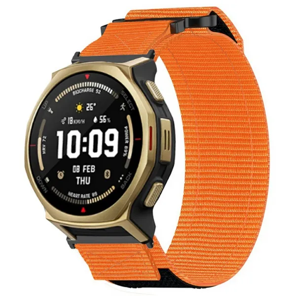 STURDY Nylonový remienok pre Amazfit T-Rex 3 Pro 44mm oranžový