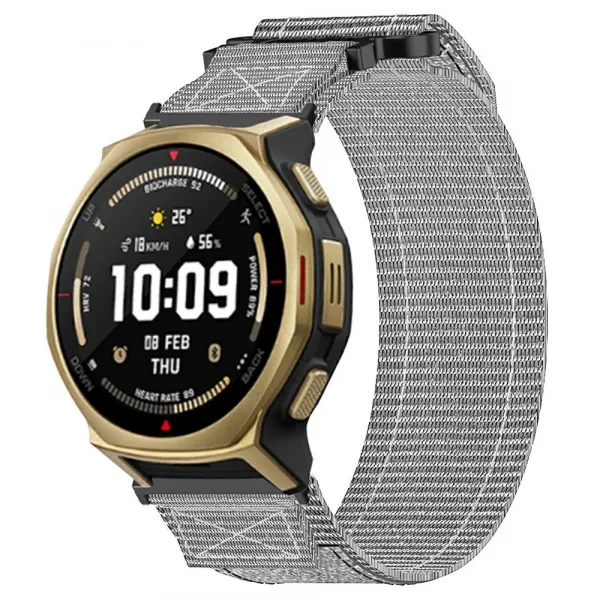 STURDY Nylonový remienok pre Amazfit T-Rex 3 Pro 44mm šedý