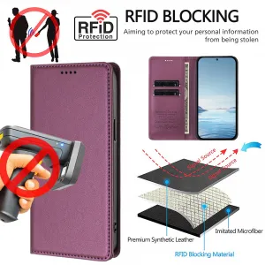 MAGNETIC Zaklápací kryt pre Realme GT 8 Pro fialový