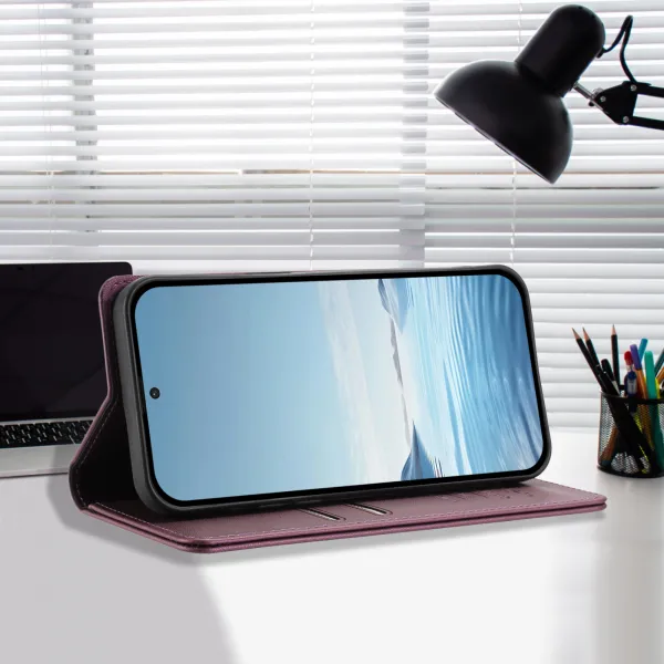 MAGNETIC Zaklápací kryt pre Realme GT 8 Pro fialový