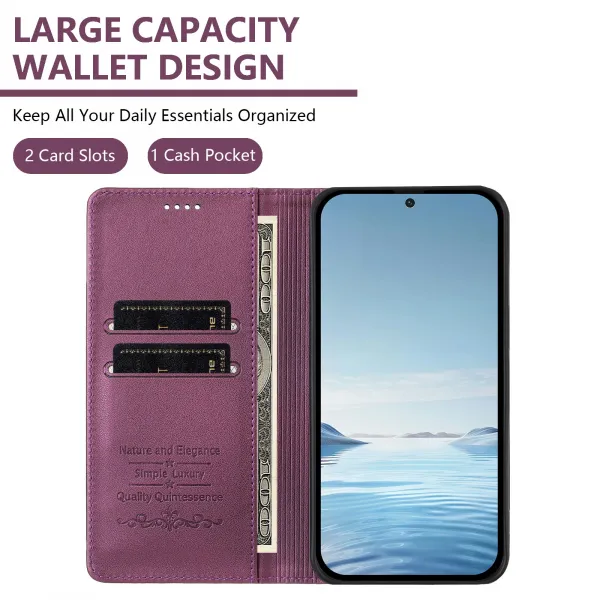 MAGNETIC Zaklápací kryt pre Realme GT 8 Pro fialový