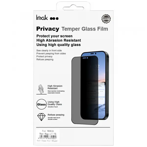IMAK 3D PRIVACY Tvrdené ochranné sklo pre OnePlus 15R