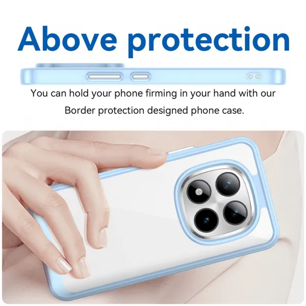 CRYSTAL Ochranný kryt pre Xiaomi Redmi Note 15 Pro+ 5G / POCO M8 Pro 5G modrý