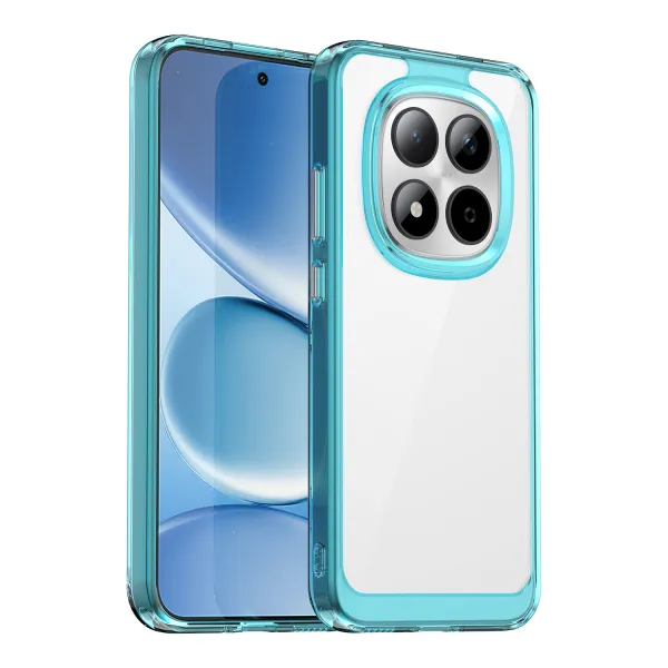 CRYSTAL Ochranný kryt pre Xiaomi Redmi Note 15 Pro 5G tyrkysový