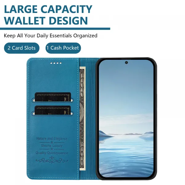 MAGNETIC Zaklápací kryt pre Realme GT 8 Pro svetlomodrý
