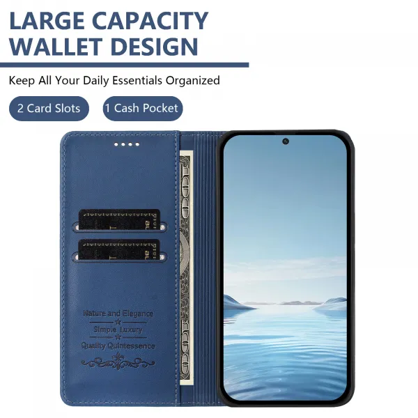 MAGNETIC Zaklápací kryt pre Realme GT 8 Pro tmavomodrý