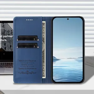 MAGNETIC Zaklápací kryt pre Realme GT 8 Pro tmavomodrý