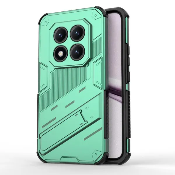 BIB Ochranný obal so stojanom pre Xiaomi Redmi Note 15 Pro+ 5G / POCO M8 Pro 5G zelený