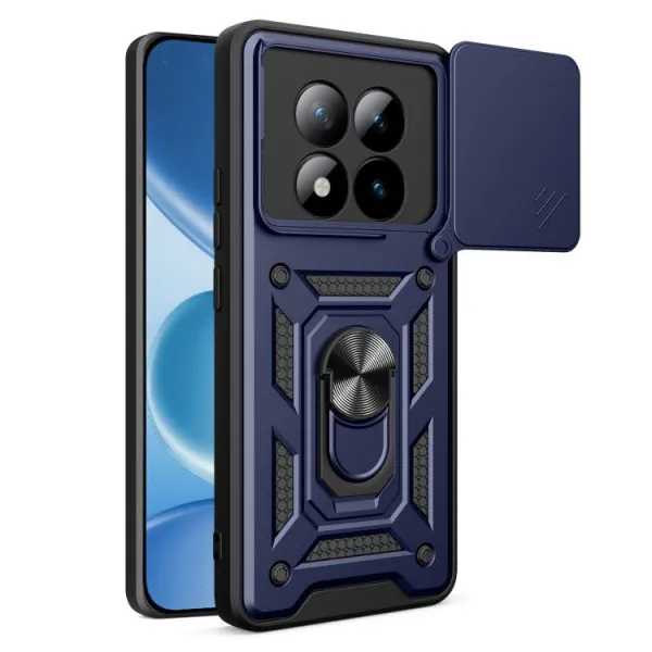 RING CAMERA Kryt s držiakom pre Xiaomi Redmi Note 15 Pro+ 5G / POCO M8 Pro 5G modrý