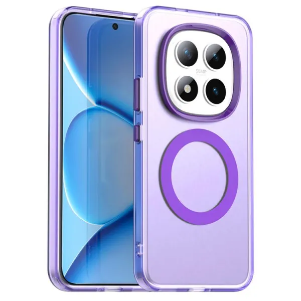 CANDY MAGSAFE Ochranný kryt pre Xiaomi Redmi Note 15 Pro+ 5G / POCO M8 Pro 5G fialový