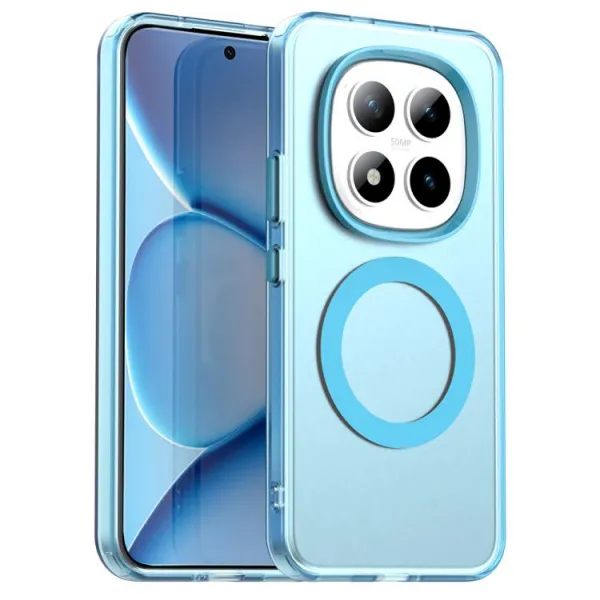 CANDY MAGSAFE Ochranný kryt pre Xiaomi Redmi Note 15 Pro+ 5G / POCO M8 Pro 5G modrý