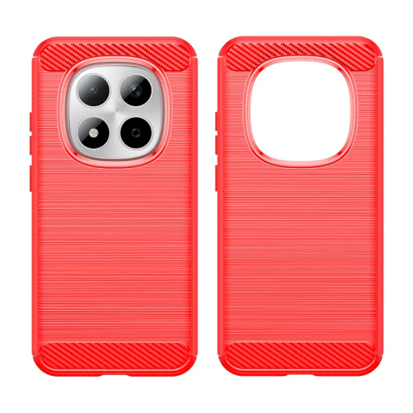 FLEXI TPU Ochranný obal Xiaomi Redmi Note 15 Pro 5G červený