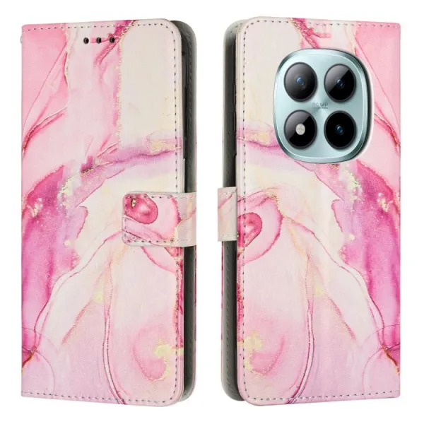 ART MARBLE Peňaženkový kryt pre Xiaomi Redmi Note 15 Pro ROSE GOLD