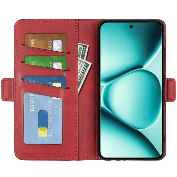 SIDE Peňaženkové puzdro pre Xiaomi Redmi Note 15 5G / POCO M8 5G červené