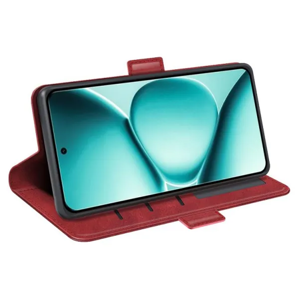 SIDE Peňaženkové puzdro pre Xiaomi Redmi Note 15 Pro+ 5G / POCO M8 Pro 5G červené
