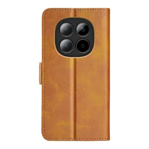 SIDE Peňaženkové puzdro pre Xiaomi Redmi Note 15 5G / POCO M8 5G svetlohnedé
