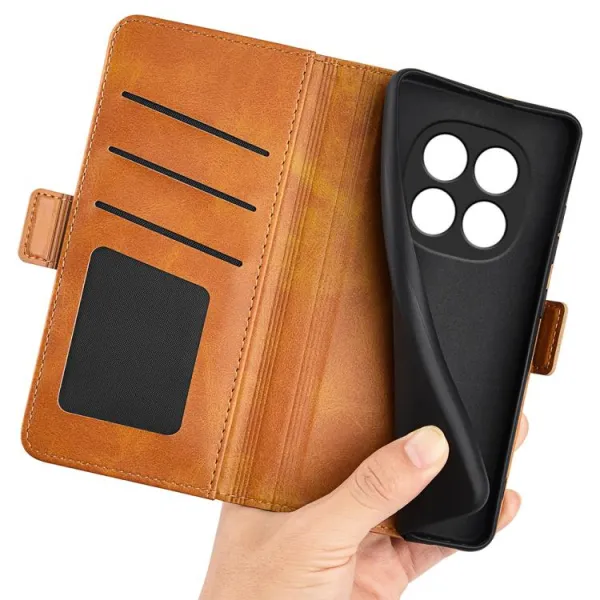 SIDE Peňaženkové puzdro pre Xiaomi Redmi Note 15 5G / POCO M8 5G svetlohnedé