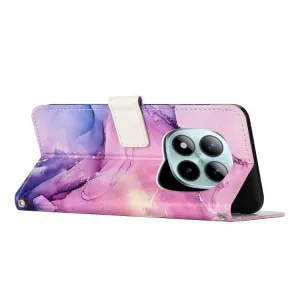 ART MARBLE Peňaženkový kryt pre Xiaomi Redmi Note 15 Pro PURPLE