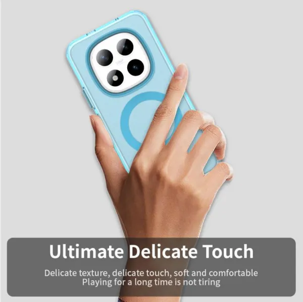 CANDY MAGSAFE Ochranný kryt pre Xiaomi Redmi Note 15 Pro+ 5G / POCO M8 Pro 5G modrý