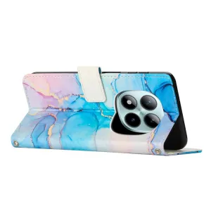 ART MARBLE Peňaženkový kryt pre Xiaomi Redmi Note 15 Pro PINK BLUE