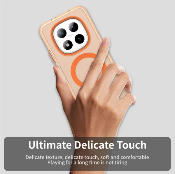 CANDY MAGSAFE Ochranný kryt pre Xiaomi Redmi Note 15 Pro+ 5G / POCO M8 Pro 5G oranžový