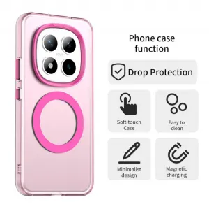 CANDY MAGSAFE Ochranný kryt pre Xiaomi Redmi Note 15 Pro+ 5G / POCO M8 Pro 5G ružový