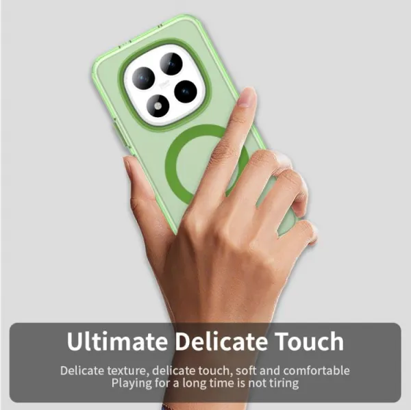CANDY MAGSAFE Ochranný kryt pre Xiaomi Redmi Note 15 Pro+ 5G / POCO M8 Pro 5G zelený