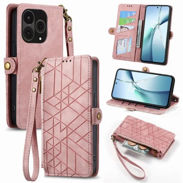 GEOM Peňaženkový obal pre OnePlus 15 ružový