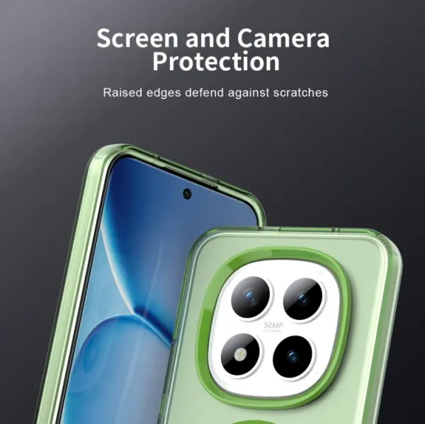 CANDY MAGSAFE Ochranný kryt pre Xiaomi Redmi Note 15 Pro+ 5G / POCO M8 Pro 5G zelený