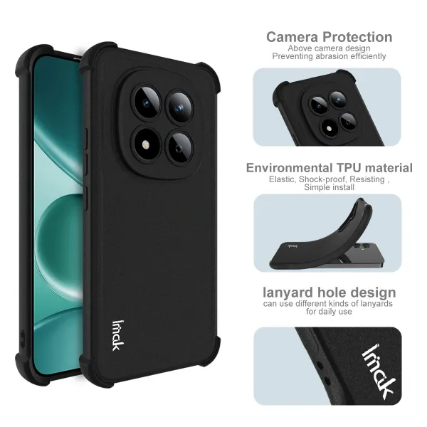 IMAK AIRBAG Extra odolný obal Xiaomi Redmi Note 15 Pro 5G MATTE BLACK