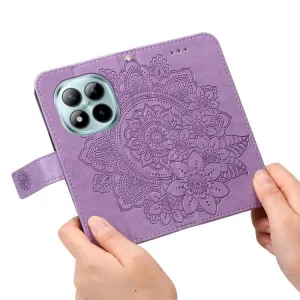 ART MANDALA Peňaženkový obal pre Xiaomi Redmi Note 15 Pro+ 5G / POCO M8 Pro 5G fialový