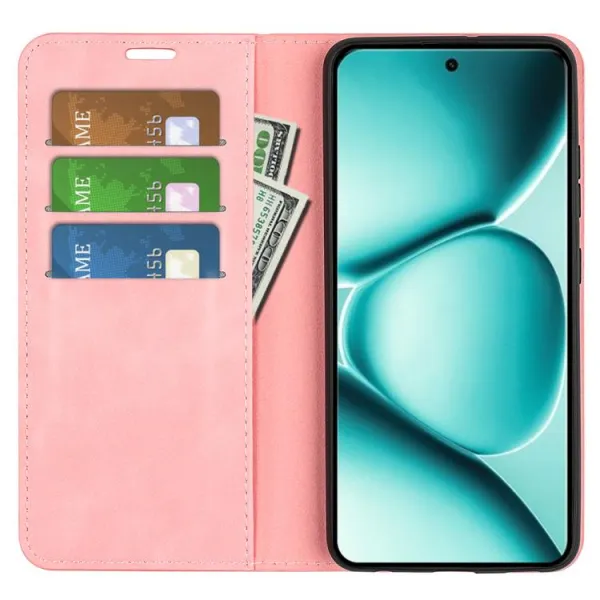 MAGNETIC Zaklápací kryt pre Xiaomi Redmi Note 15 Pro+ 5G / POCO M8 Pro 5G ružový