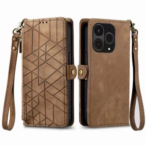 GEOM Peňaženkový obal pre OnePlus 15 hnedý