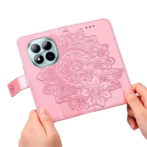 ART MANDALA Peňaženkový obal pre Xiaomi Redmi Note 15 Pro+ 5G / POCO M8 Pro 5G ružový