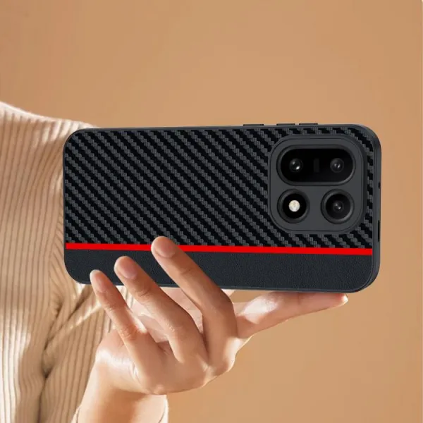 CARBON Ochranný kryt pre OnePlus 15 BLACK-BLUE