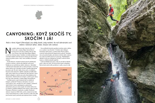 Úchvatná evropská outdoorová dobrodružství