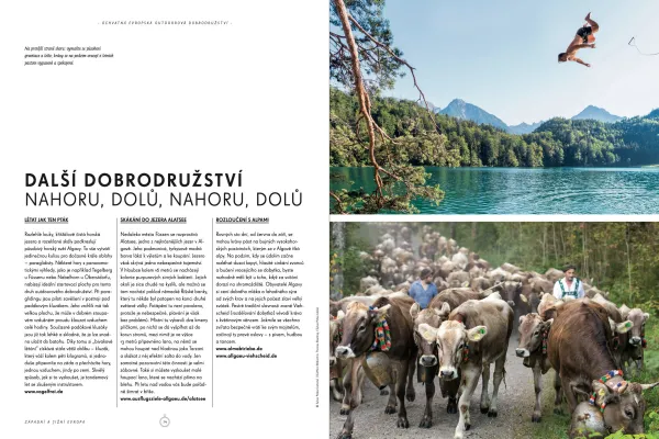 Úchvatná evropská outdoorová dobrodružství